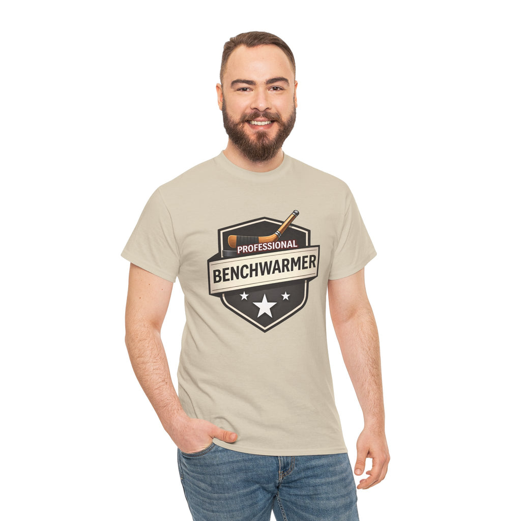 Professional Benchwarmer Hockey T‑Shirt – Funny Sports Gift Tee for Coaches & Fans