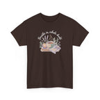 Relaxing Tea Illustration T-Shirt — "Breathe in, Exhale Doubt" Comfort Tee