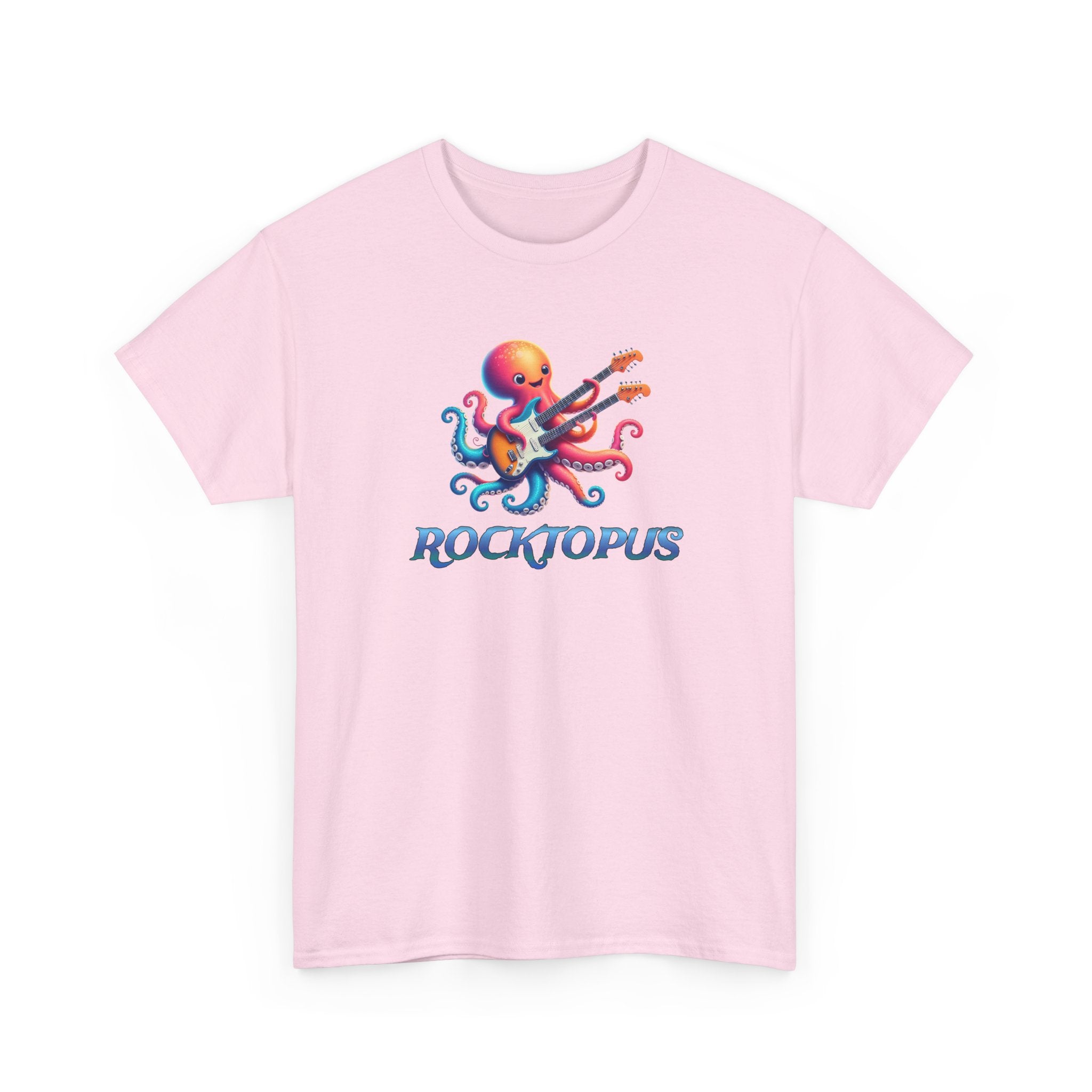 Rocktopus T-Shirt — Colorful Octopus Playing Guitar Tee