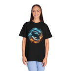 Yin Yang Koi Fish T-Shirt — Fire & Water Koi Circle Tee