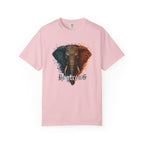 Elephant Head Graphic Tee — 'Be Strong' Tribal Art T-Shirt