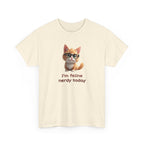 Cat Nerd T-Shirt — “I’m Feline Nerdy Today” Cute Kitty Graphic Tee