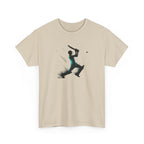 Cricket Batter Silhouette Tee — Action Sports Cricket T‑Shirt