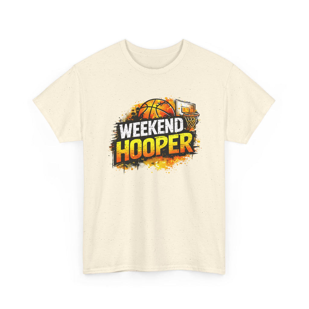 Weekend Hooper Basketball T‑Shirt — Retro Court Graphic Tee for Players & Fans