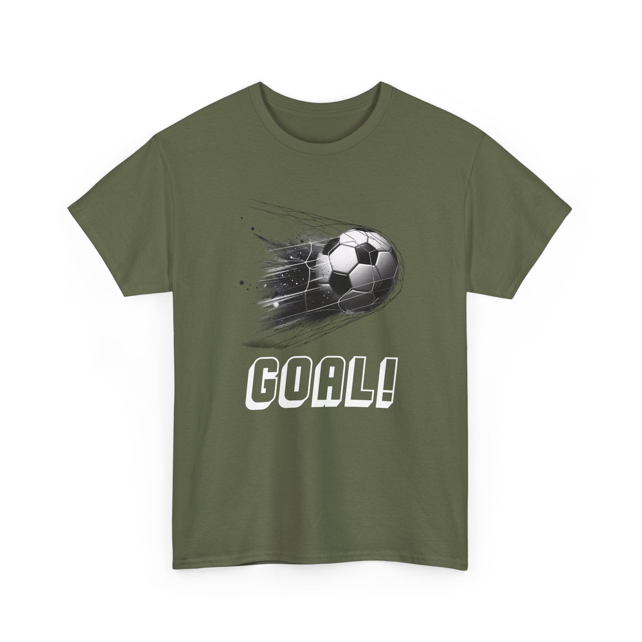 Football Soccer 'GOAL!' Graphic Tee - Fast Ball Design, Soccer Fan Shirt