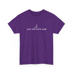“just one more walk” Minimal Dog Walking Tee For Her
