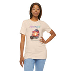 Shine Bright Lightbulb Graphic Tee — Inspirational Sunrise Design
