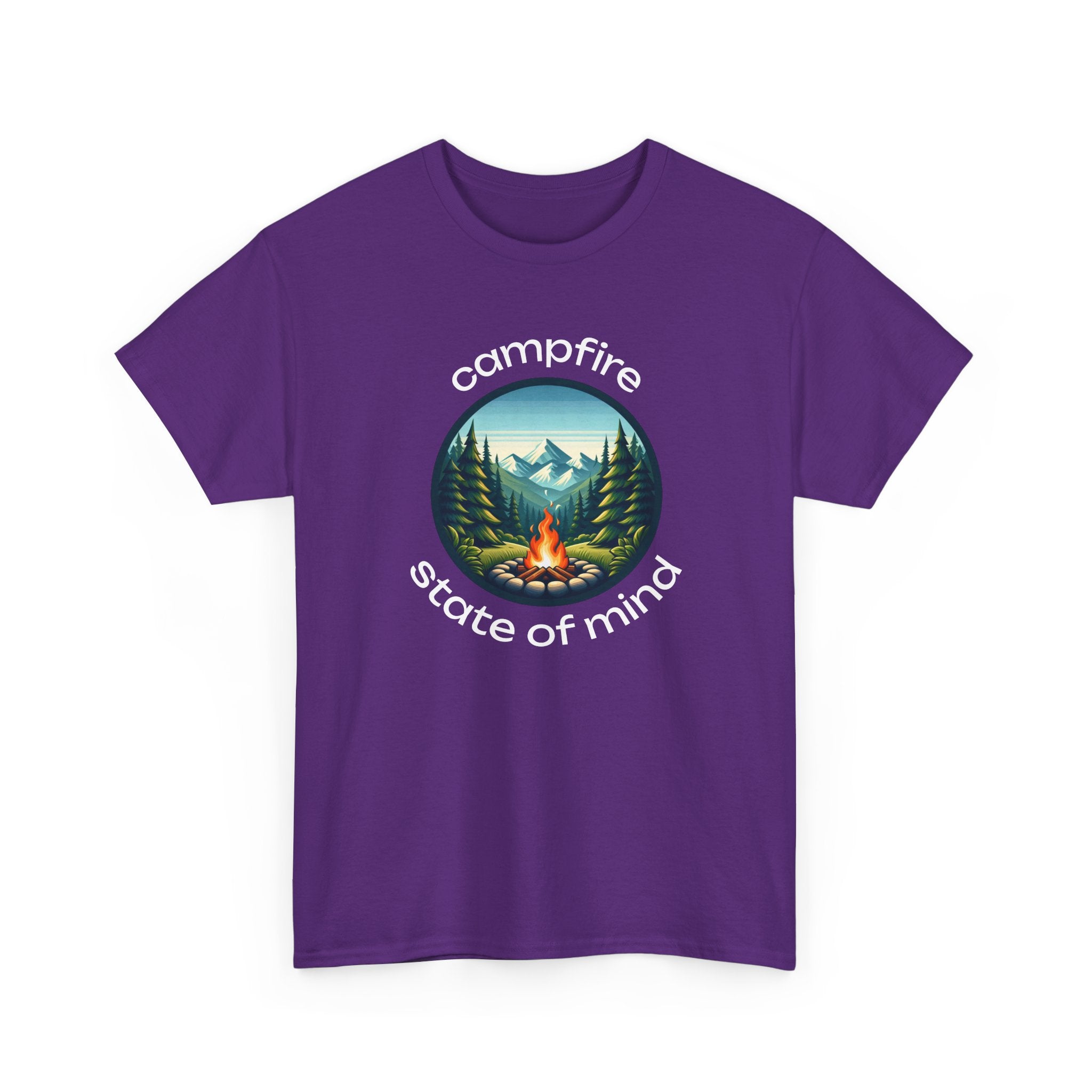 Campfire State of Mind T-Shirt — Outdoor Camping Graphic Tee