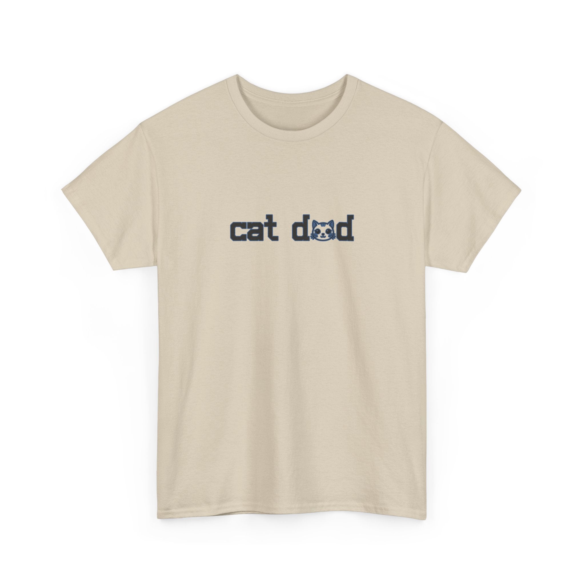 Cat Dad T‑Shirt — Minimalist Funny Cat Lover Tee