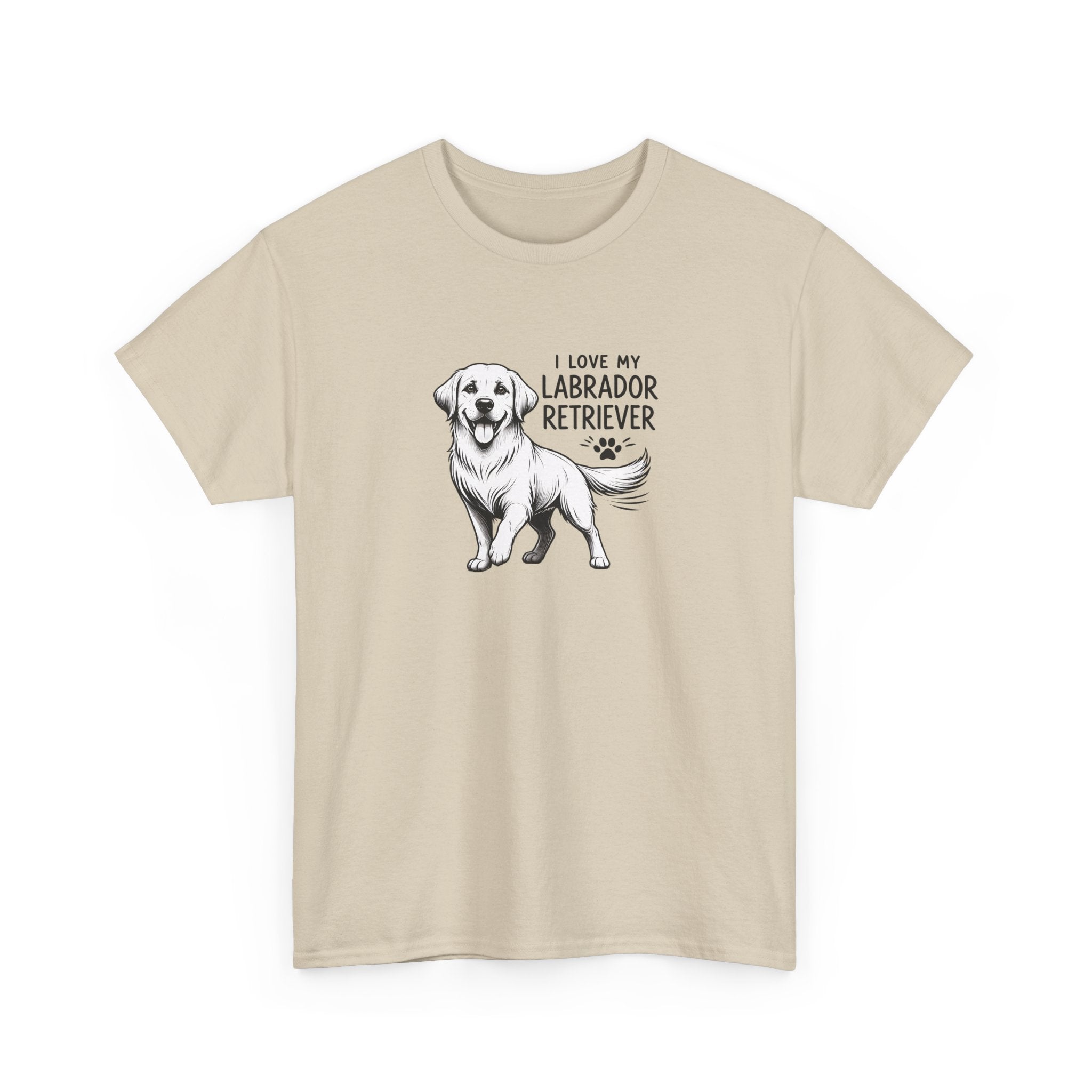 Labrador Retriever T-Shirt — "I Love My Labrador Retriever" Dog Lover Tee