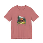 Cabin Escape T-Shirt — 'I'd Rather Be Here' Outdoors Tee