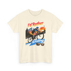 Cycling T-Shirt — "I'd Rather Be Riding" Graphic Tee