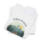 Hike More Worry Less T-Shirt — Nature Hiking Graphic Tee