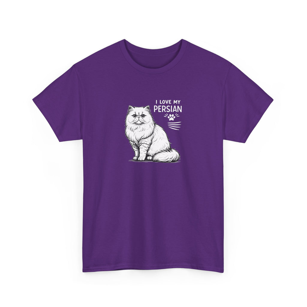 Persian Cat T-Shirt — "I Love My Persian" Tee