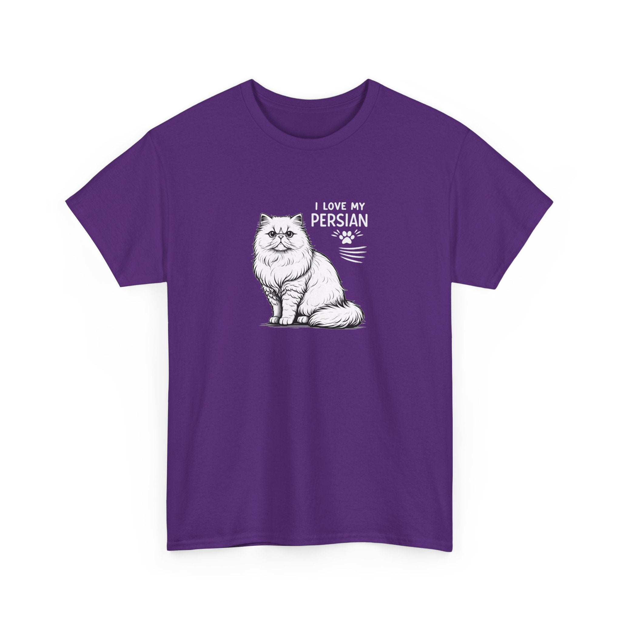 Persian Cat T-Shirt — "I Love My Persian" Tee