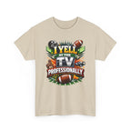I Yell at the TV Professionally Funny Football Fan T-Shirt