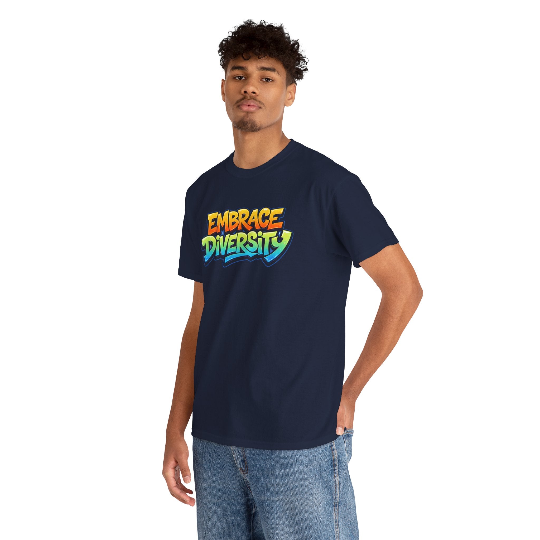 Embrace Diversity T-Shirt — Colorful Graffiti Pride Tee