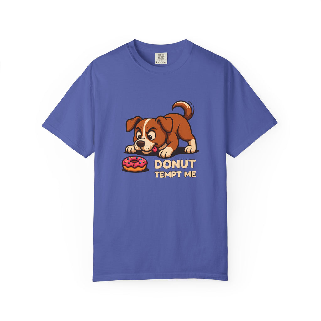 Donut Tempt Me T-Shirt — Cute Puppy & Donut Graphic Tee