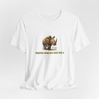 Elephant Rhino Graphic Tee — "elephino what the heck this is" Funny Wildlife T-Shirt