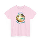 Beach? Shore Thing! Tropical Sunset Summer Beach T-Shirt