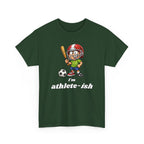 "I'm Athlete-ish" Sports Cartoon T-Shirt — Funny Sports Fan Graphic Tee