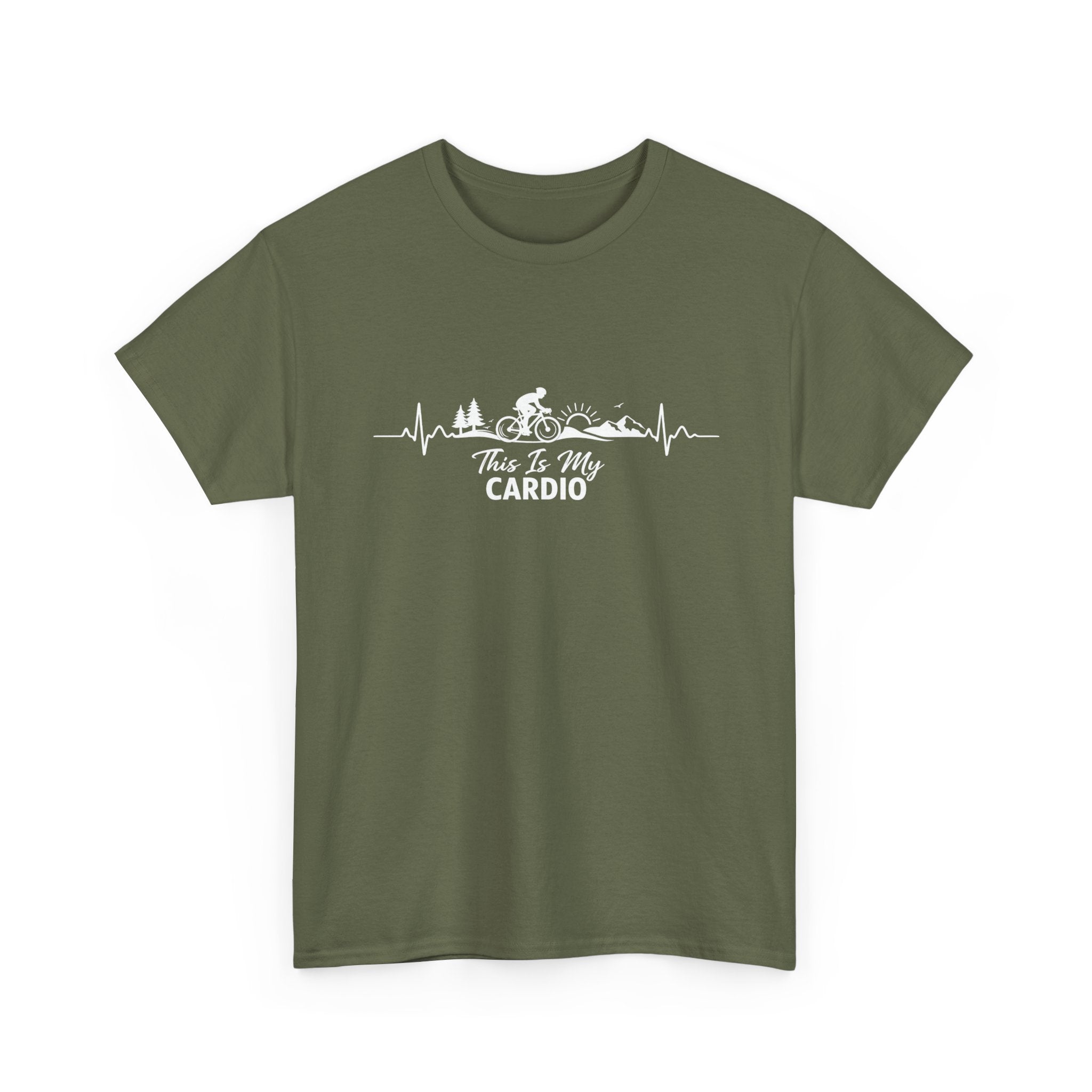 Bike Rider T‑Shirt — "This Is My Cardio" Cycling Tee
