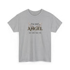 "I’m 99% Angel but ohh that 1%" - Funny Angel Wings Graphic Tee