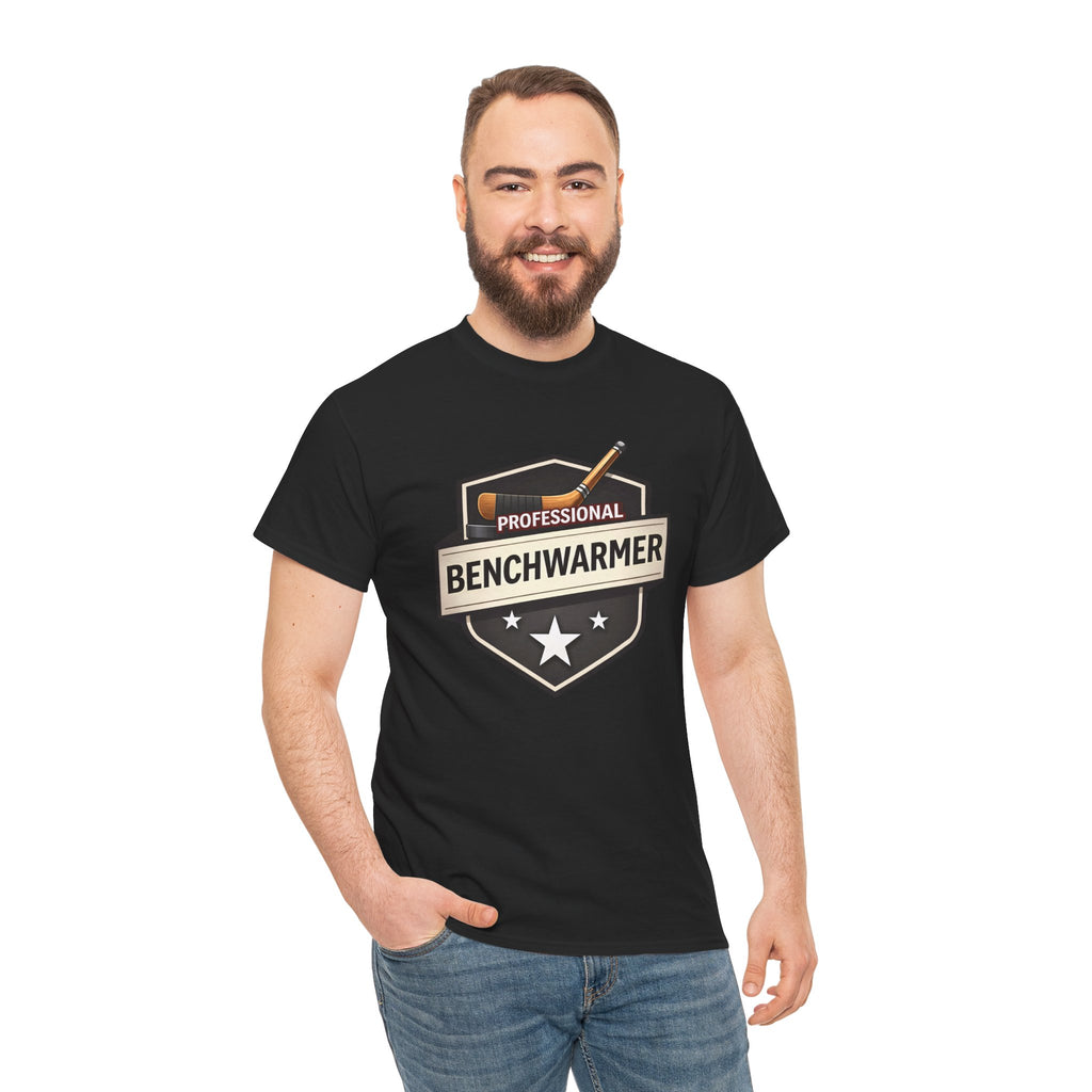 Professional Benchwarmer Hockey T‑Shirt – Funny Sports Gift Tee for Coaches & Fans