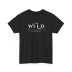 I'm Wild Minimalist Graphic Tee — 'I'm Wild' Text Design