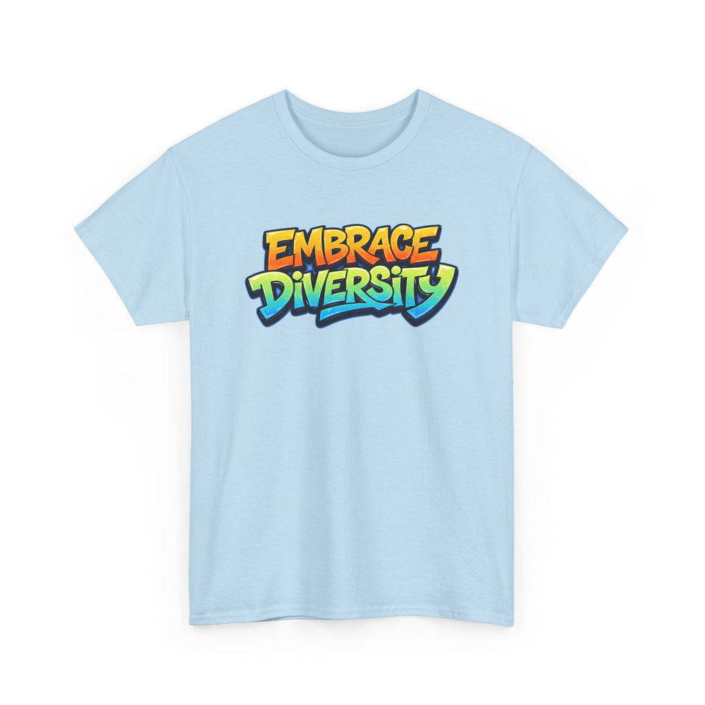 Embrace Diversity T-Shirt — Colorful Graffiti Pride Tee