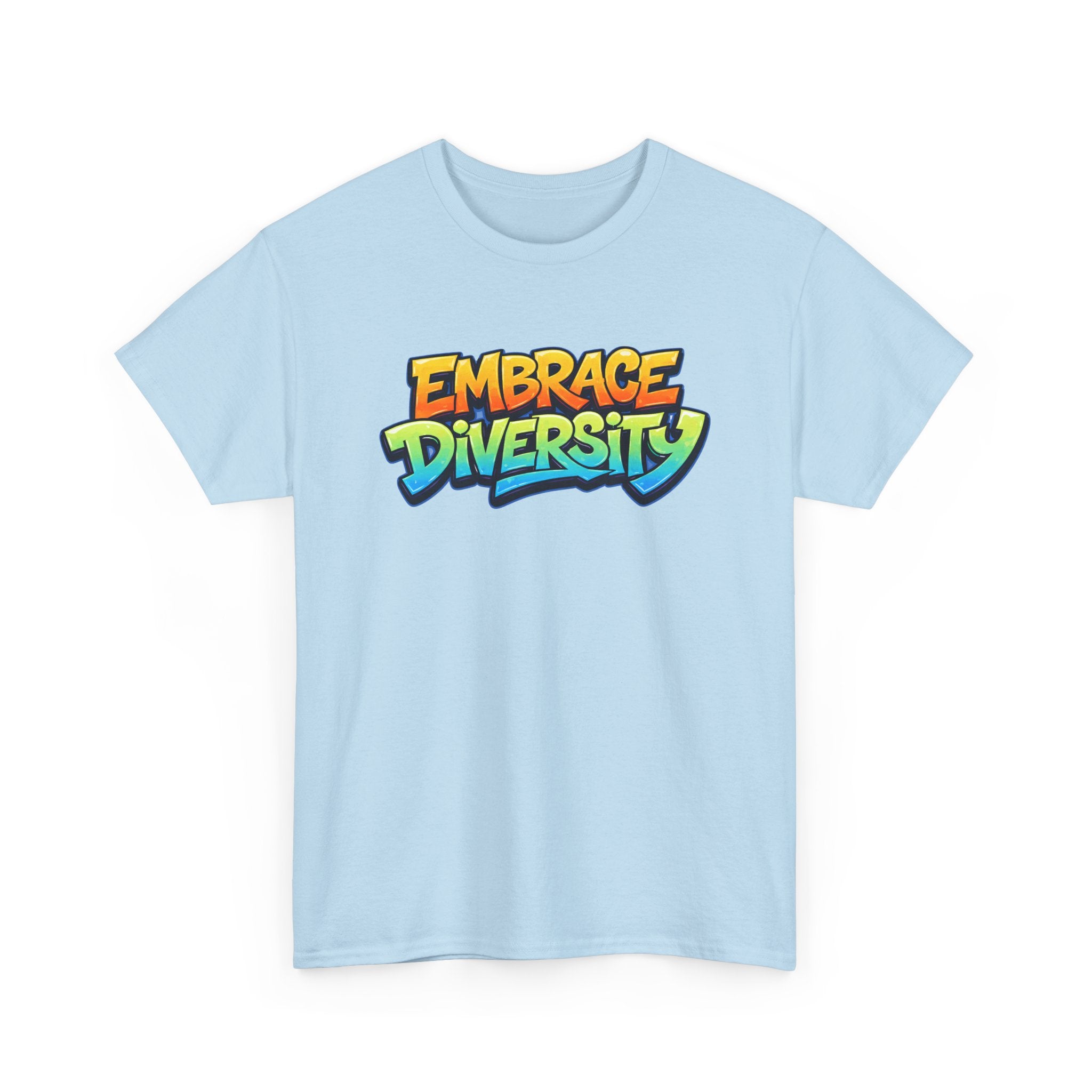 Embrace Diversity T-Shirt — Colorful Graffiti Pride Tee