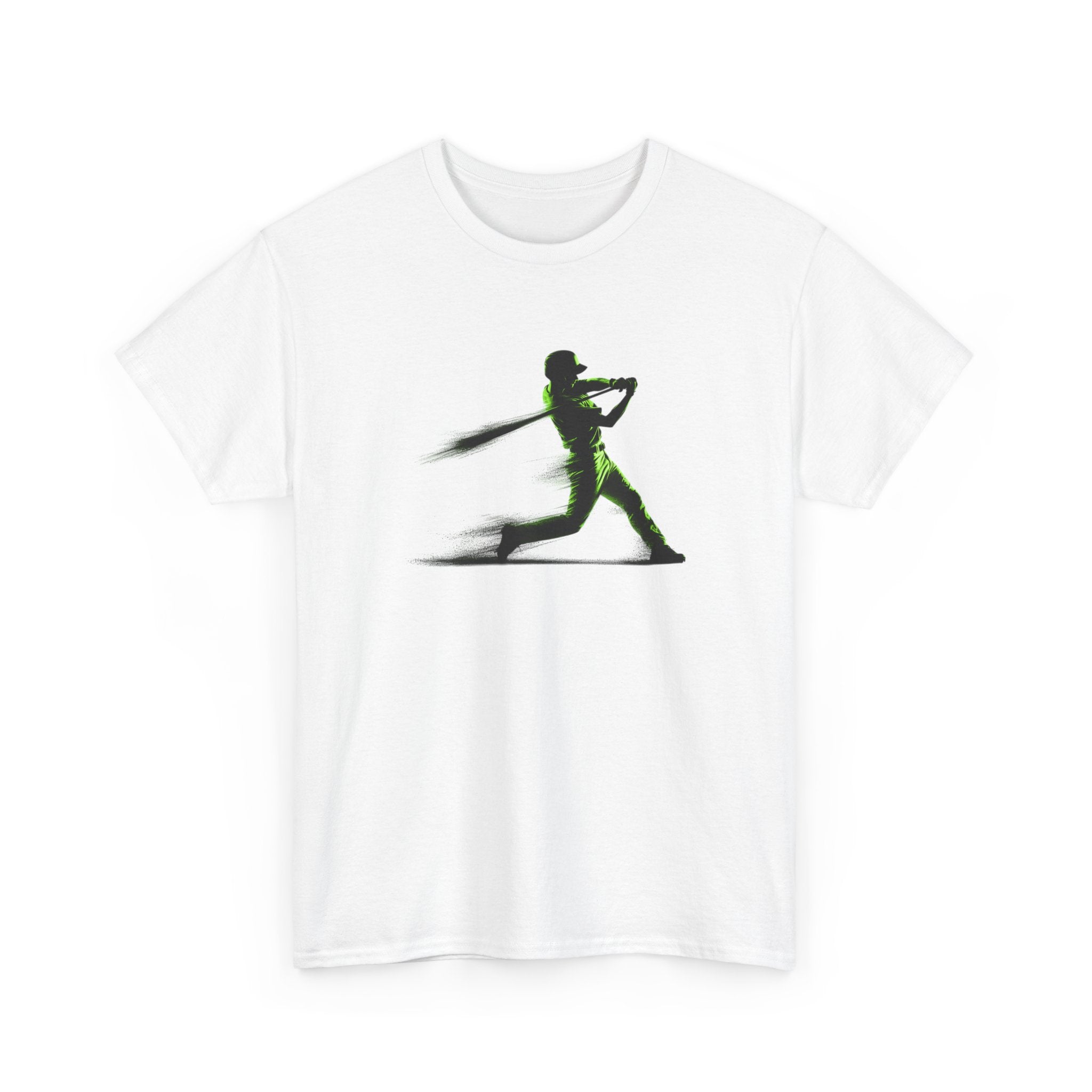 Baseball Batter Silhouette Tee — Fast Swing Sports T‑Shirt