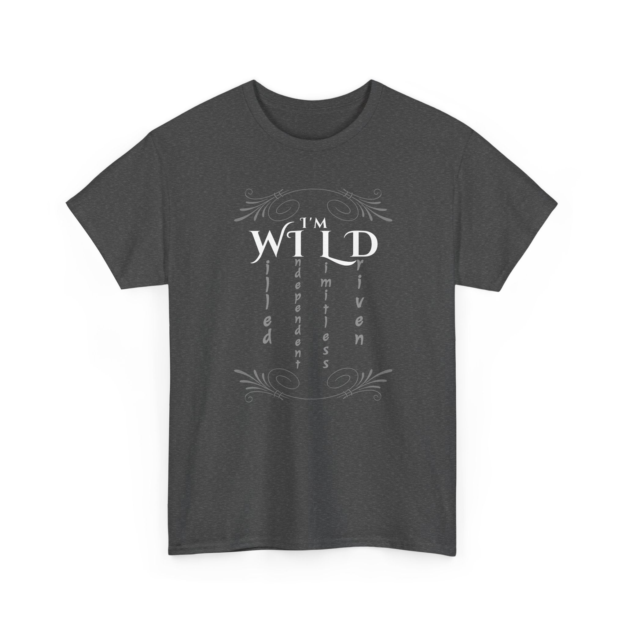 Wild Spirit Tee — "I’m Wild" Minimalist Graphic T-Shirt