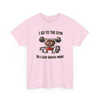 I Go to the Gym So I Can Snack More - Funny Fitness Gym Snack T‑Shirt
