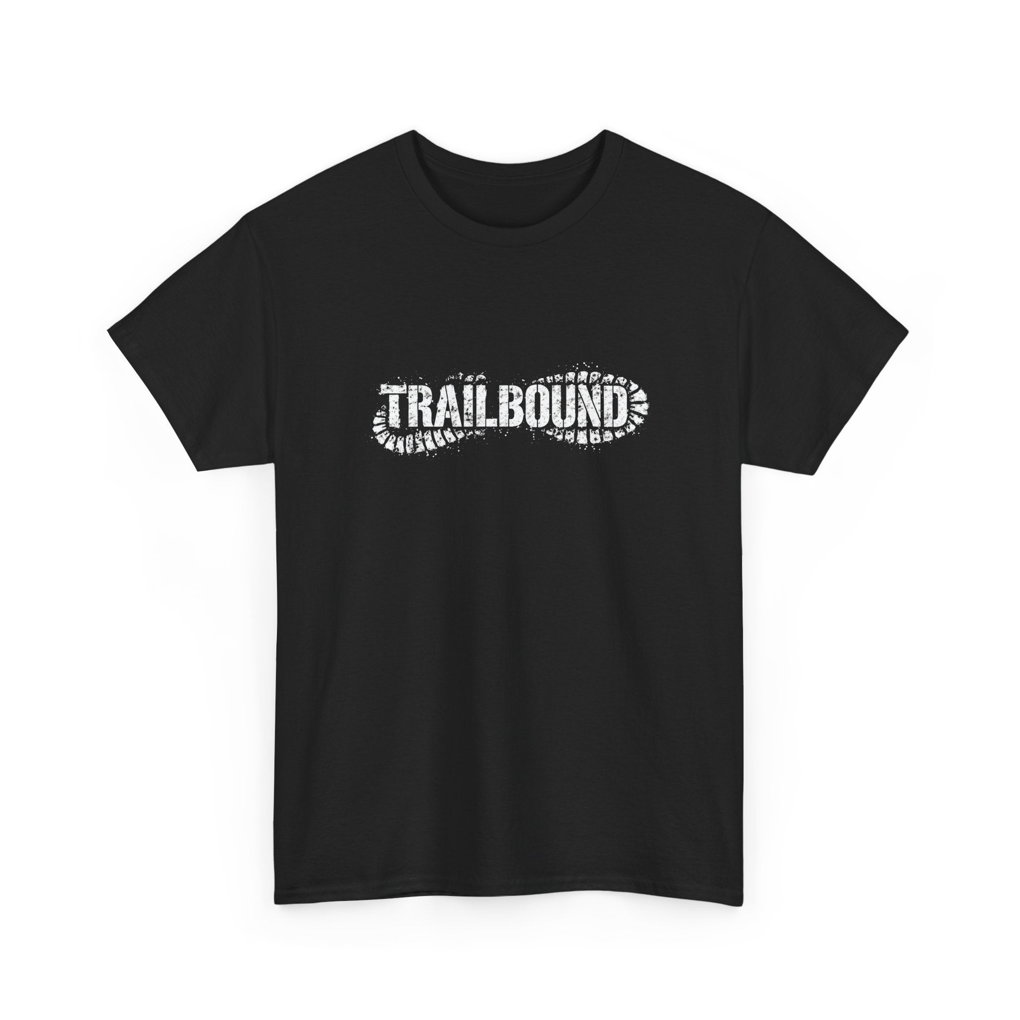 Trailbound T-Shirt — Outdoor Hiking Tee with Bootprint Logo