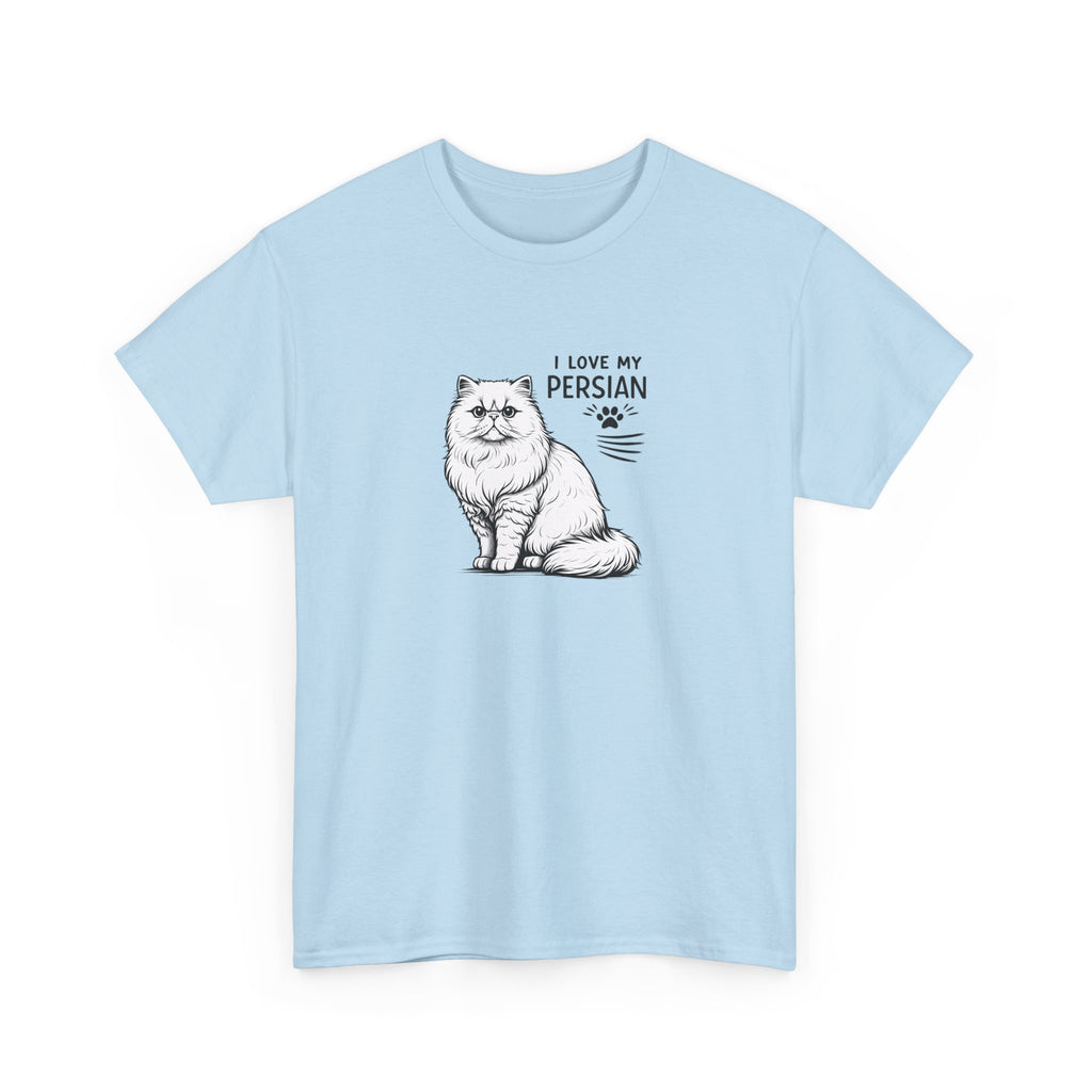 Persian Cat T-Shirt — "I Love My Persian" Tee