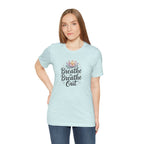 Breathe In Breathe Out T‑Shirt — Lotus Mindfulness Tee for Yoga & Relaxation