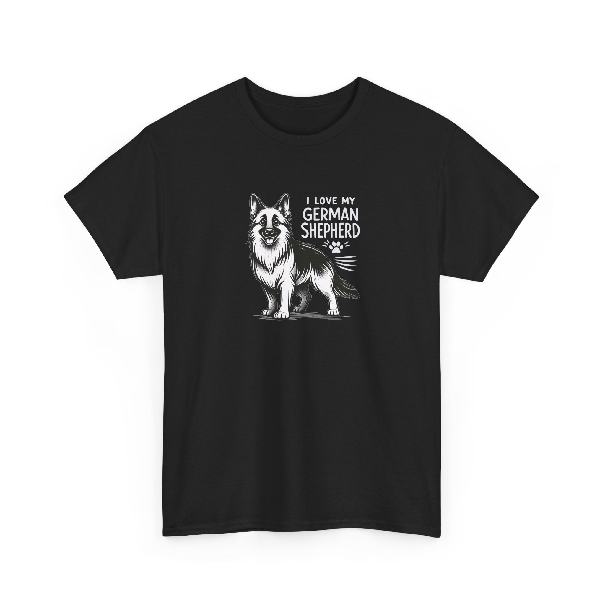 I Love My German Shepherd T-Shirt — Cute German Shepherd Dog Tee for Dog Lovers