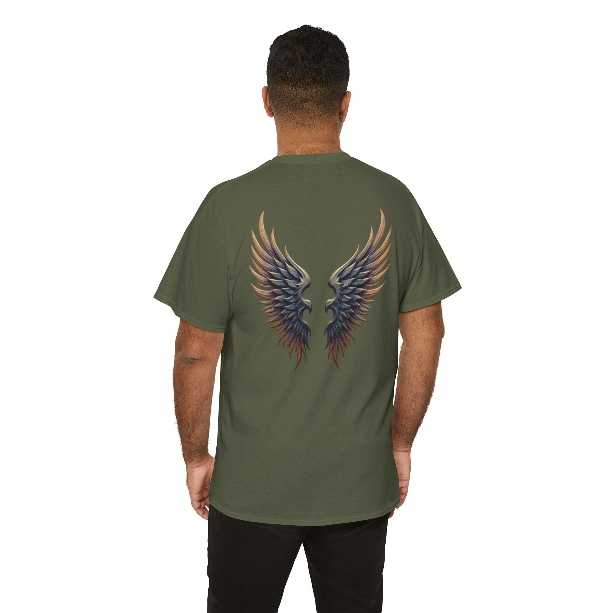 Wings Not Chains Wing T‑Shirt — Angel Wings Graphic Tee