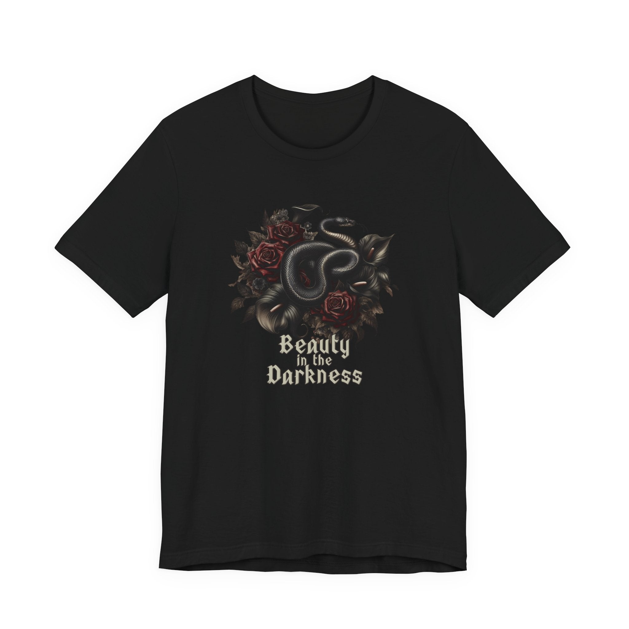 Snake Floral T-Shirt — Beauty in the Darkness Graphic Tee