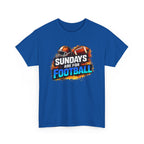 Sundays Are for Football T-Shirt — Football Fan Graphic Tee