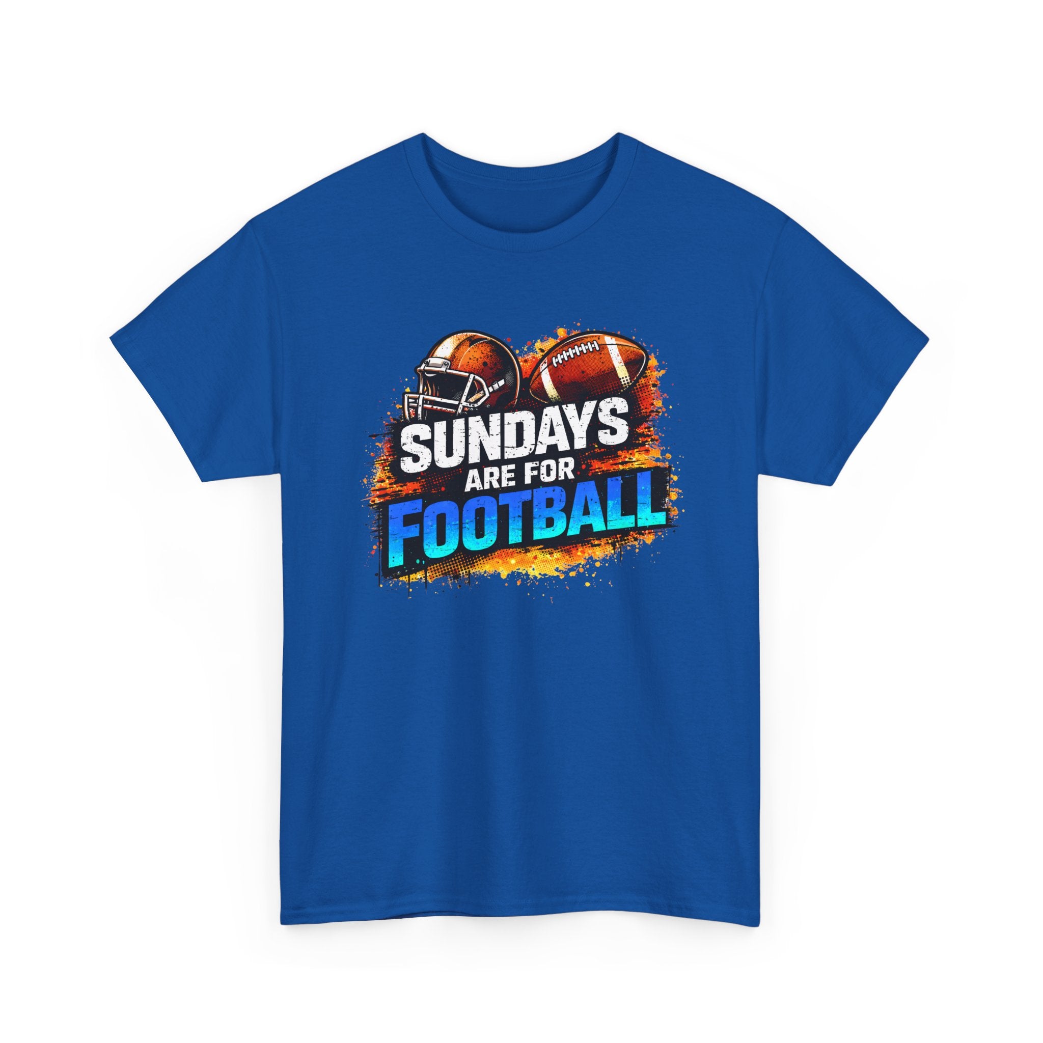 Sundays Are for Football T-Shirt — Football Fan Graphic Tee