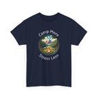 Camp More Stress Less T-Shirt — Outdoor Camping Nature Graphic Tee