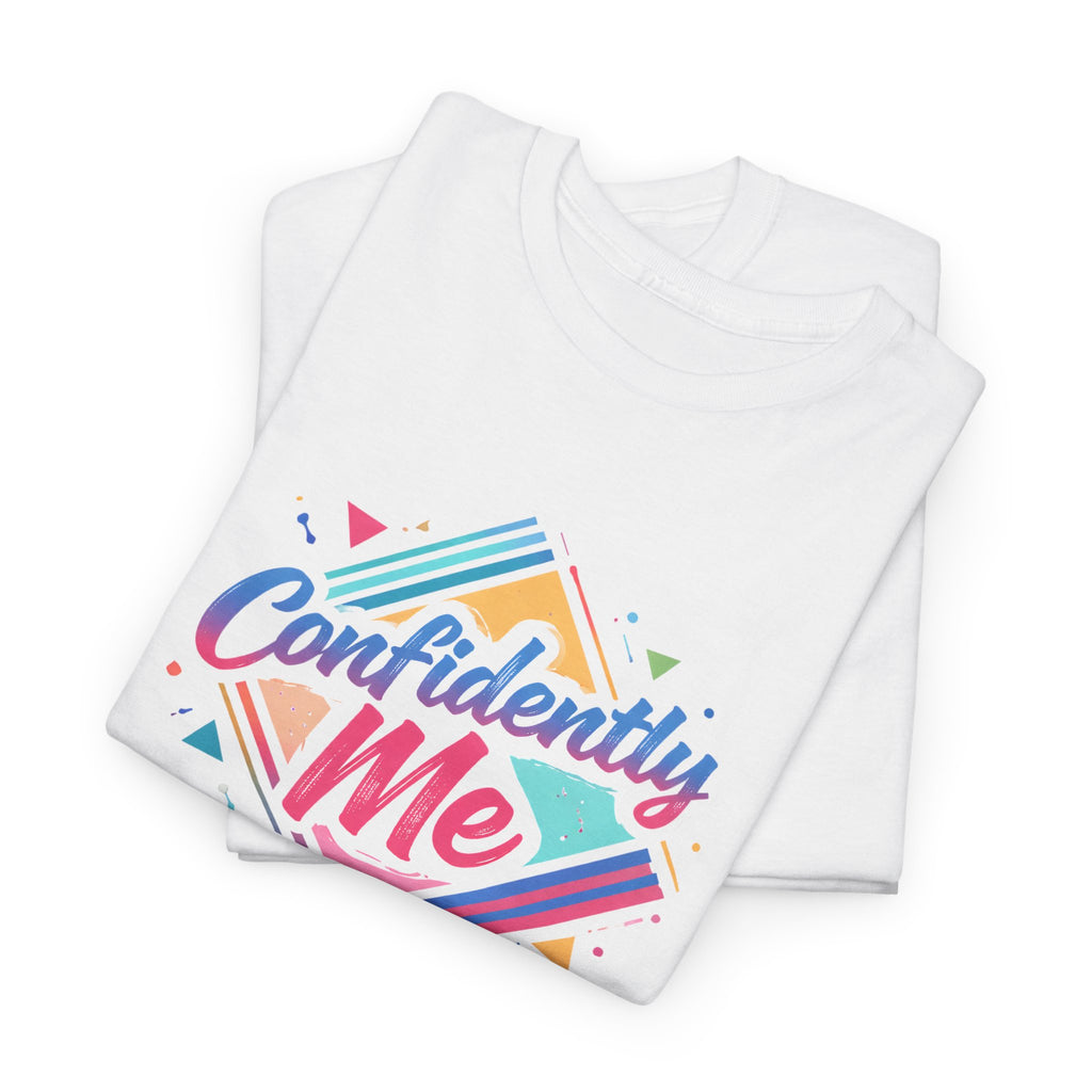 Confidently Me Tee — Retro Pastel Self-Love Graphic T-Shirt
