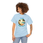 Beach? Shore Thing! Tropical Sunset Summer Beach T-Shirt