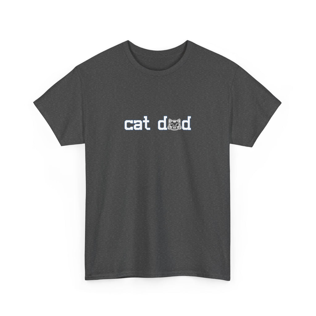 Cat Dad T‑Shirt — Minimalist Funny Cat Lover Tee