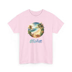 Aloha Beach T-Shirt — Tropical Palm Island Graphic Tee
