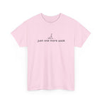 Just One More Walk T-Shirt — Minimal Dog Lovers Tee