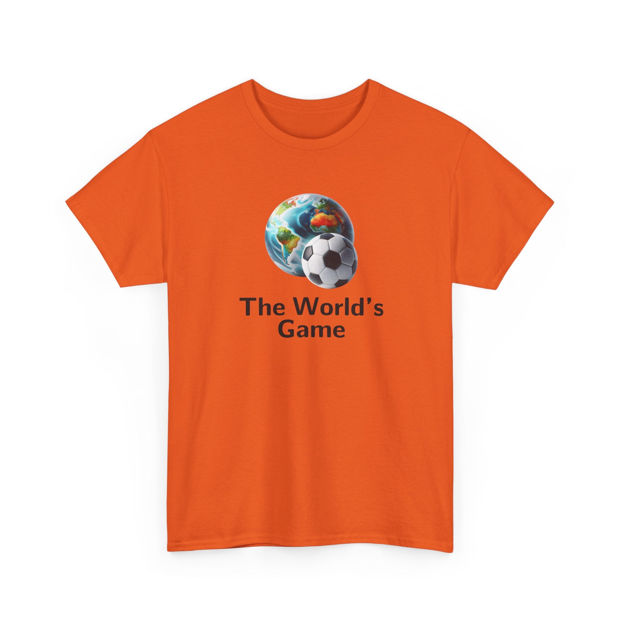 Football Soccer Globe T-Shirt — “The World’s Game” Casual Tee