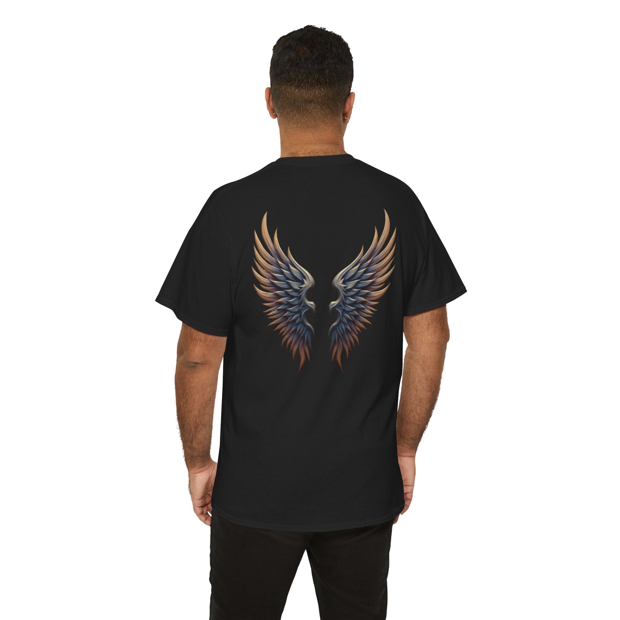 Wings Not Chains Wing T‑Shirt — Angel Wings Graphic Tee